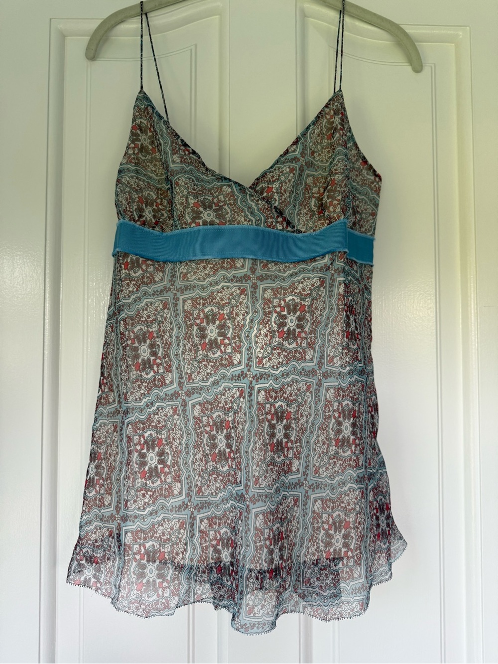 Vintage J. Crew 100% Silk Paisley Cami NWT